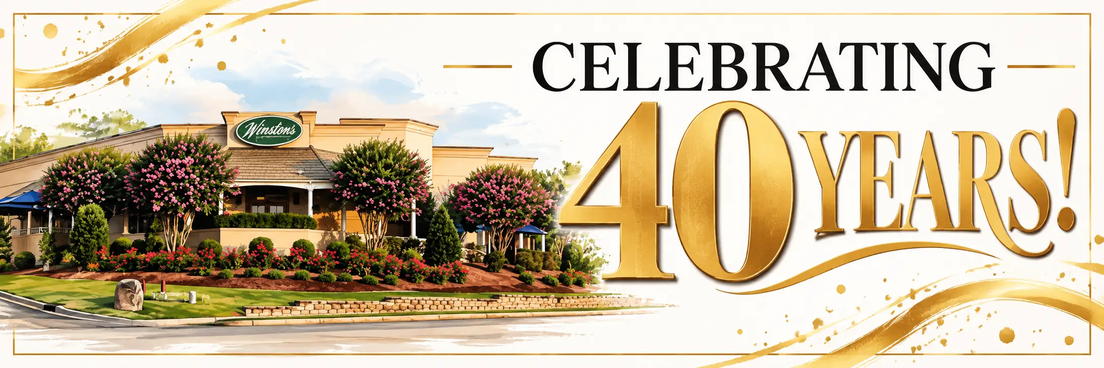Celebrating 40 years! Thank you to all of our friends and customers in Raleigh, NC for 40 wonderful years.